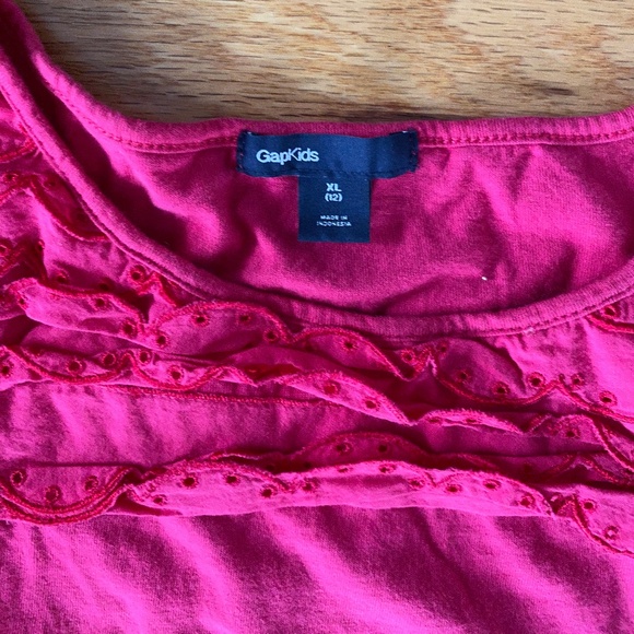 Girls E-Land Floral Pants + GAP Long-Sleeve Top (12) - Picture 3 of 8